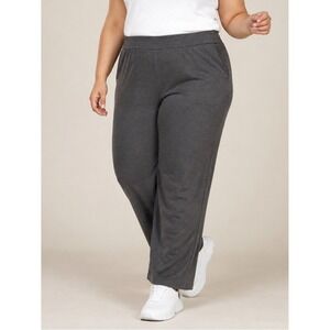 WOMAN WITHIN Knit Pull-On Casual Pant 26W NEW Straight Leg Pockets Lounge Travel